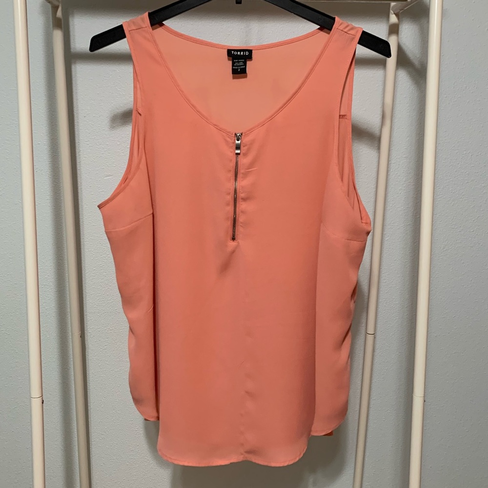 TORRID Zipper Front Tank Top
